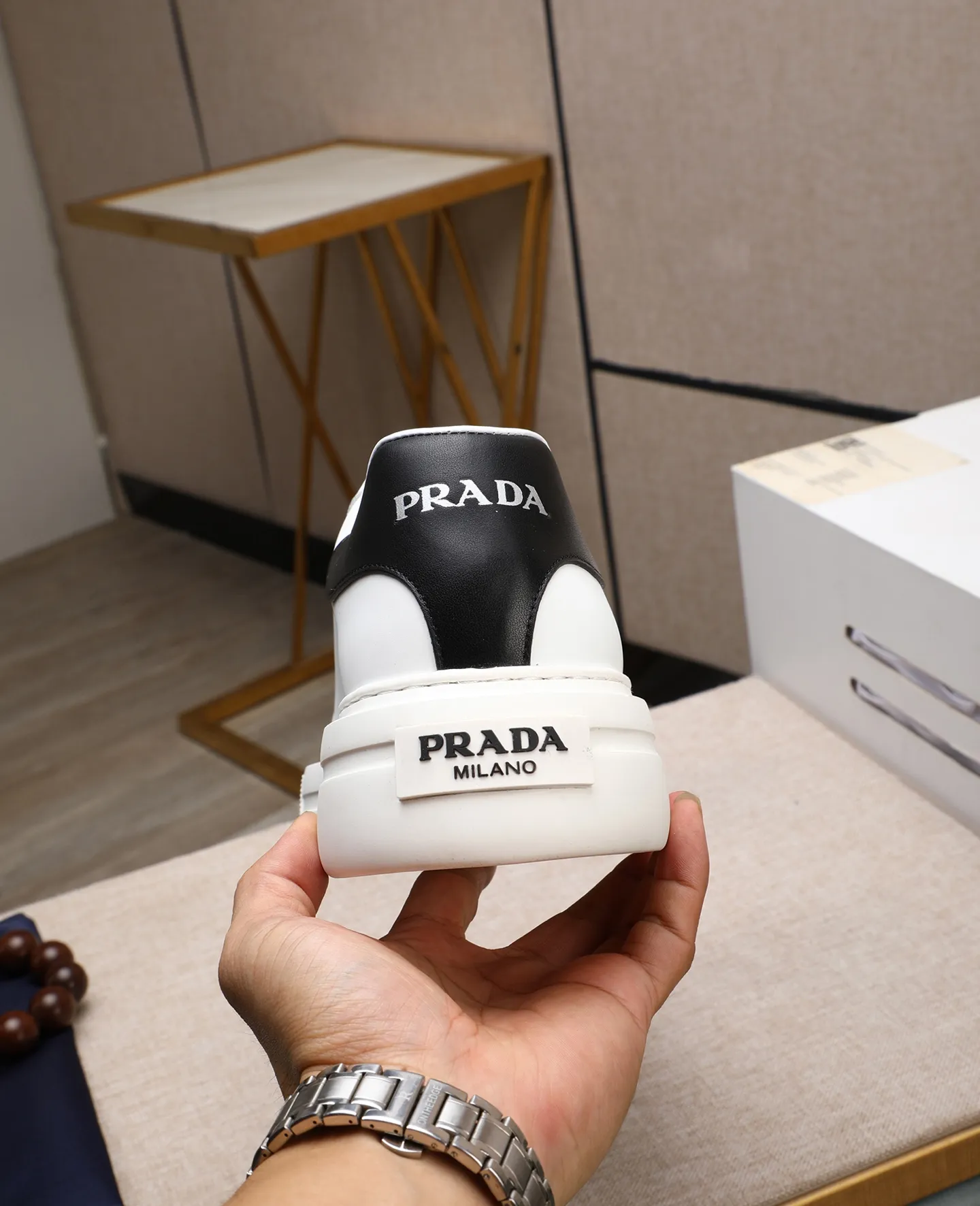 Men's shoes 💰580 [PRADA] Popular items in men's shoe counters, synchronized with the official website, high-quality shipments ✔️Original cowhide + cowhide lining, 1🆚1 replica, original original outsole, 38-45 (customized for 45, non-refundable)